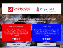 Tablet Screenshot of one-to-oneinstitute.org